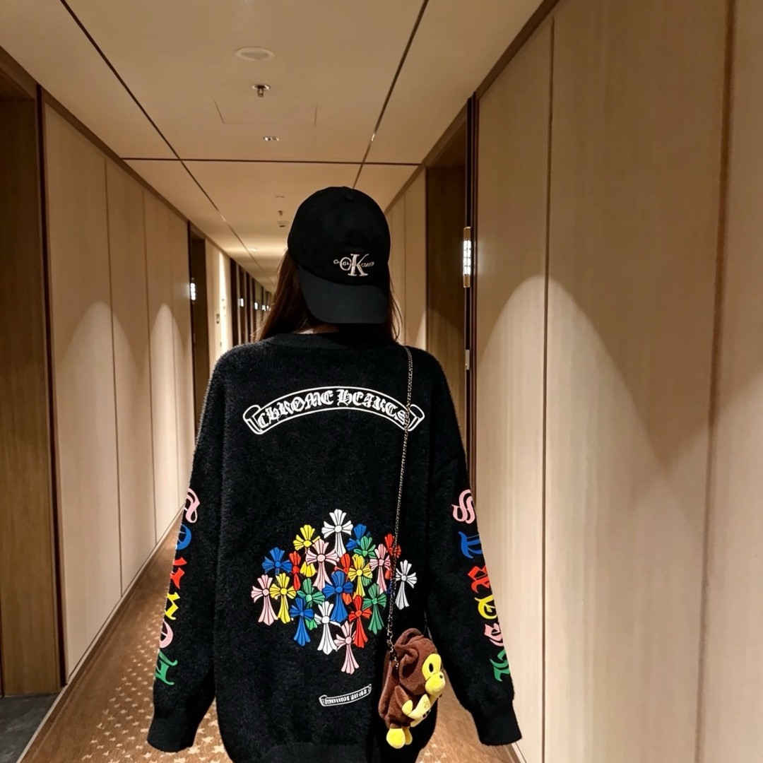 Chrome Hearts クロムハーツ フォークスミンクニットカーディガン ミルクホワイト - Detail image 4