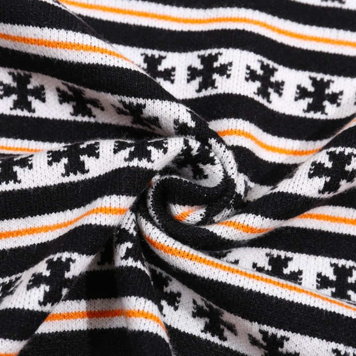 Chrome Hearts クロムハーツ 満身プリントウールセーター ブラック/イエロー - Detail image 9