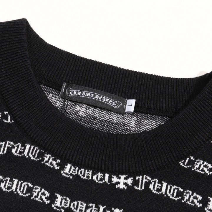 Chrome Hearts クロムハーツ 満身プリントウールセーター ブラック - Detail image 5