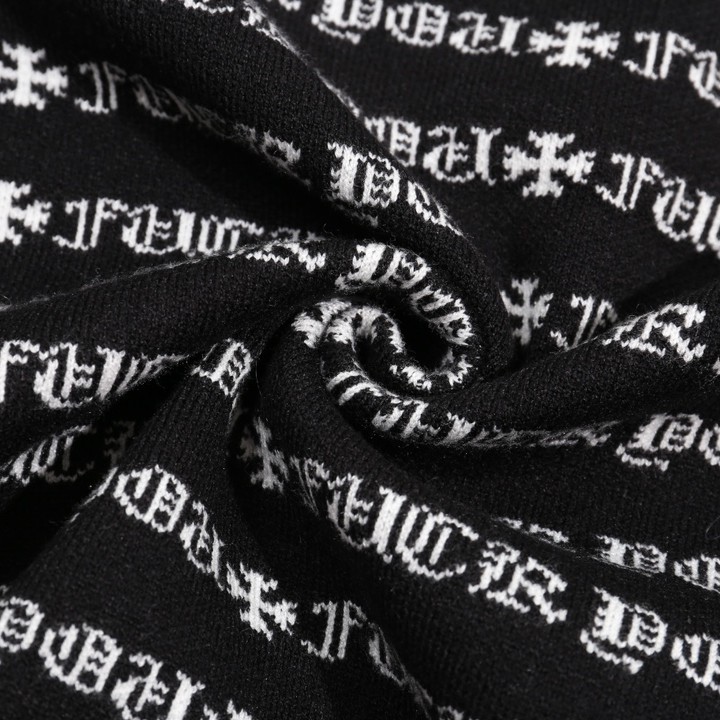 Chrome Hearts クロムハーツ 満身プリントウールセーター ブラック - Detail image 10