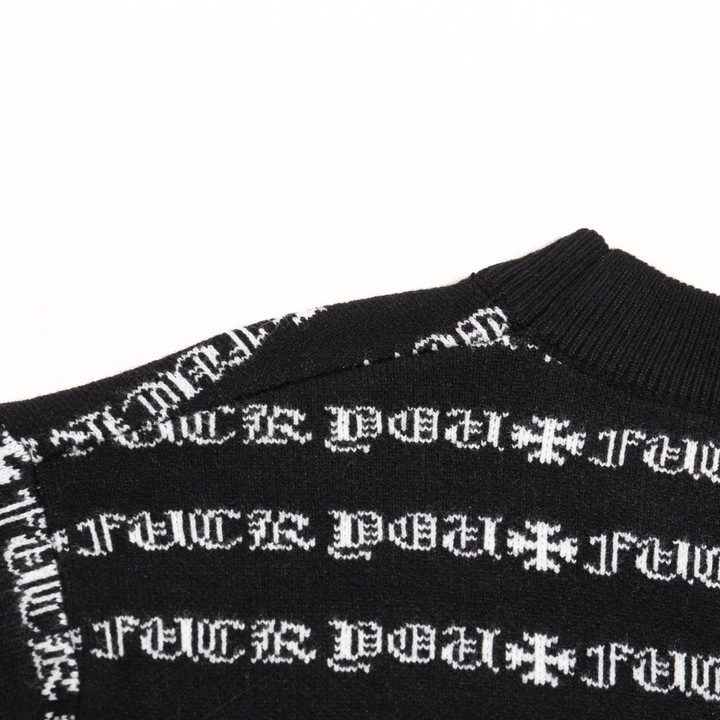 Chrome Hearts クロムハーツ 満身プリントウールセーター ブラック - Detail image 11