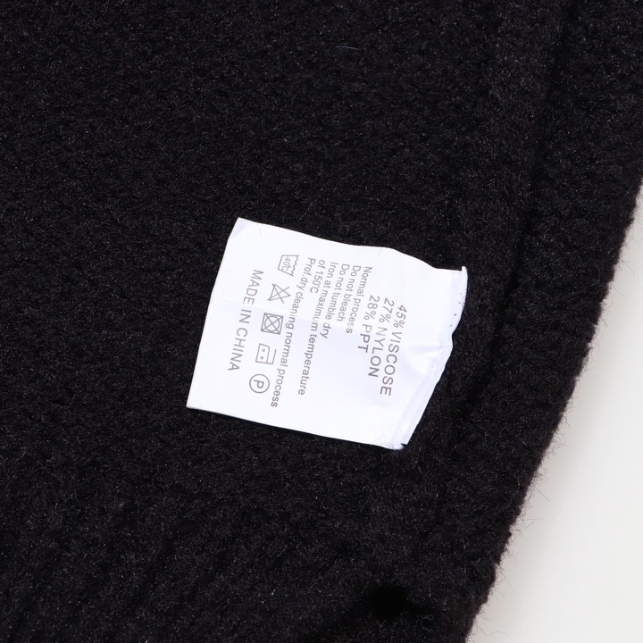 Chrome Hearts クロムハーツのオープンネックレザー&メタルディテールニットセーター - Detail image 10