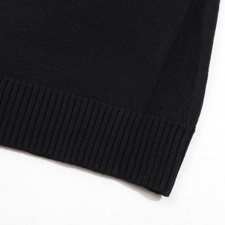 Chrome Hearts クロームハーツ クラシック ホースシュー デザイン 丸首 ウールセーター オレンジ/ブラック - Detail image 6